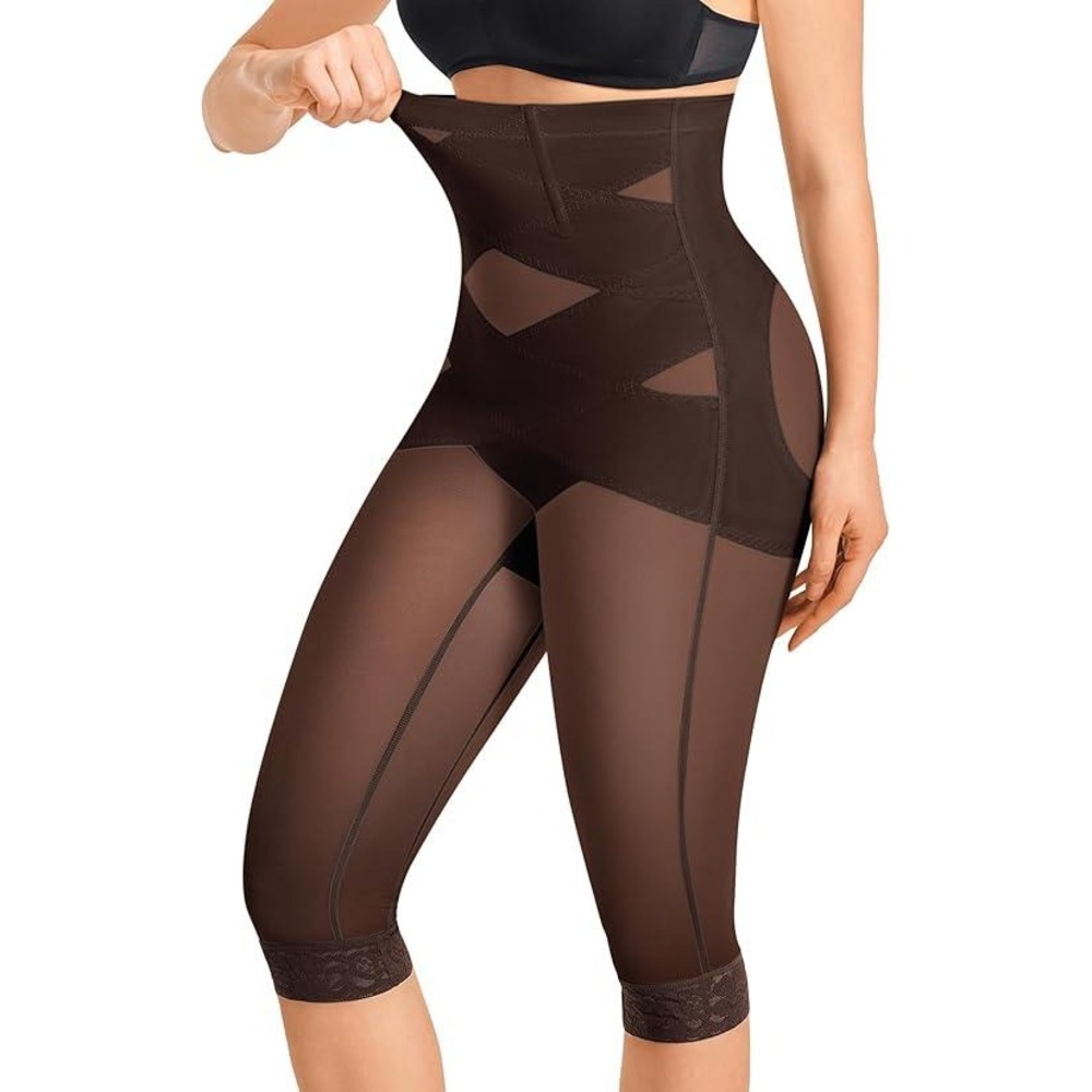 MSRP $20 Gotoly Women's XXL Chocolate Brown Shapewear Tummy Control High